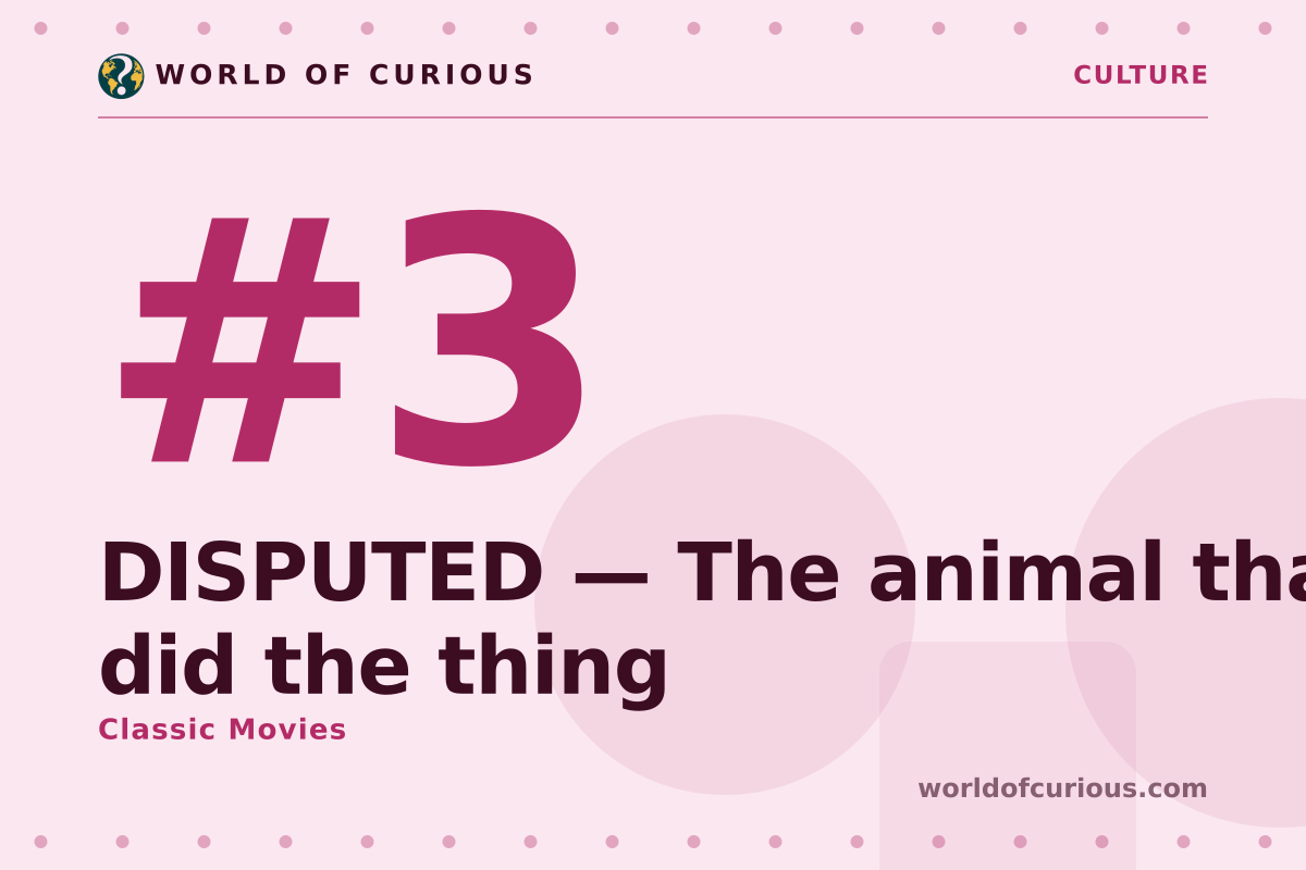 Card artwork for entry number 3: DISPUTED — The animal that did the thing.