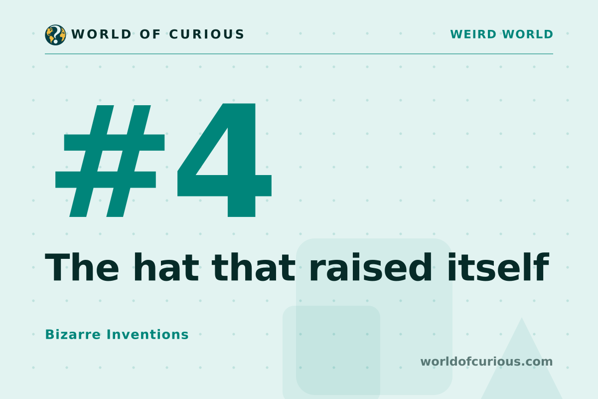 Card artwork for entry number 4: The hat that raised itself.