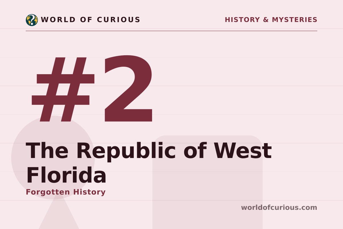 Card artwork for entry number 2: The Republic of West Florida.