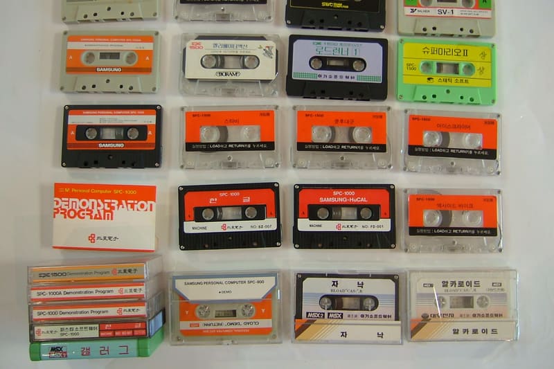 Compact cassette tapes collection
