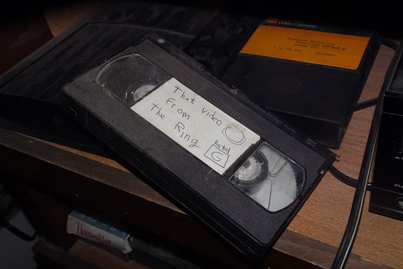 VHS video cassette