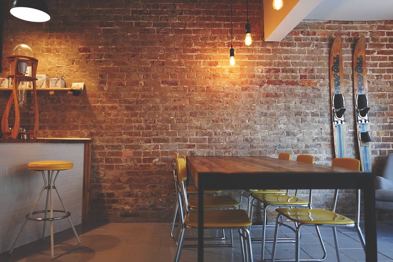 Coffee shop interior