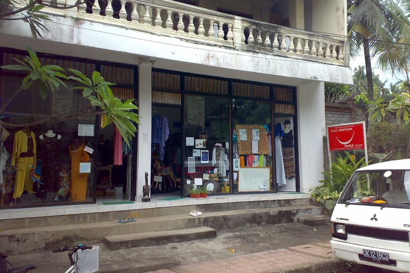 Charity shop front