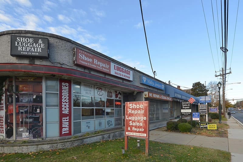 Shoe repair cobbler shop