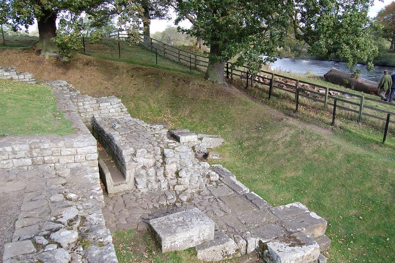 Roman public latrine ruins