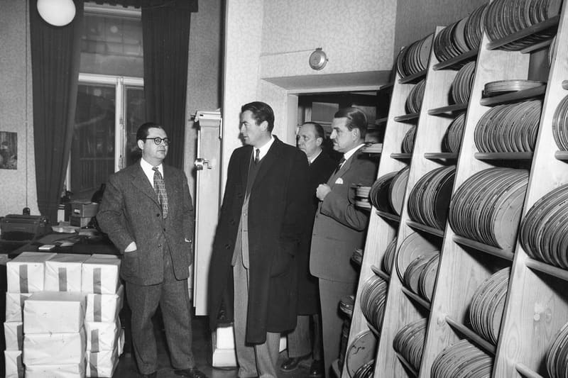 Film reel canister archive
