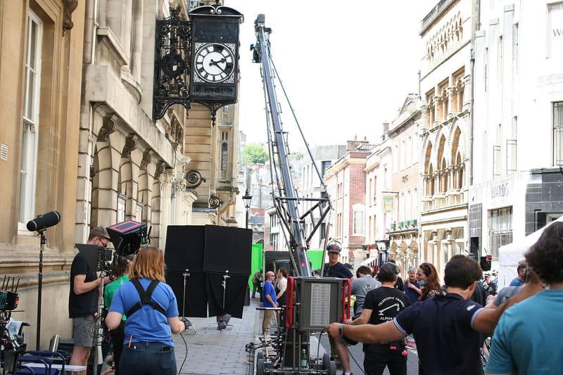 Film camera crane set