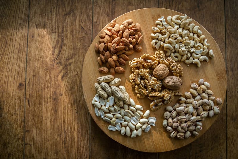 Almond nuts shell