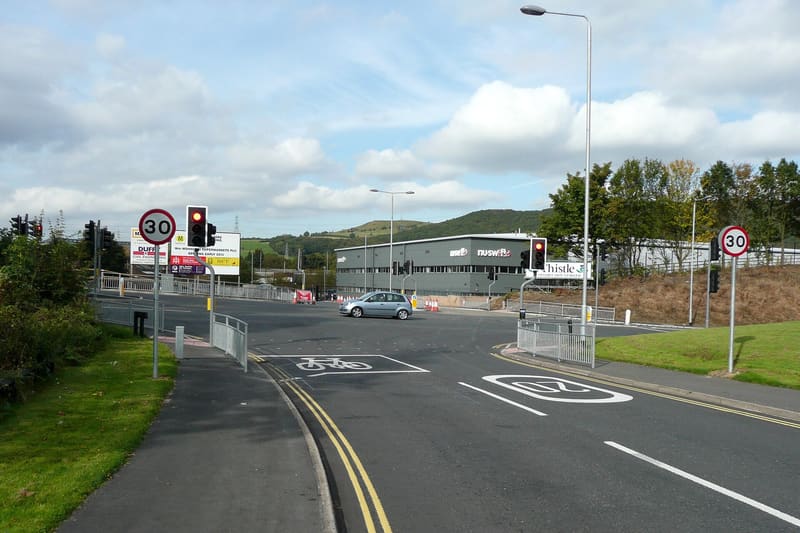 Traffic lights junction