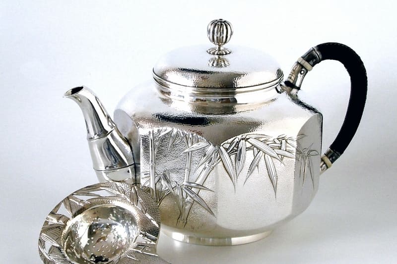 Silver teapot antique