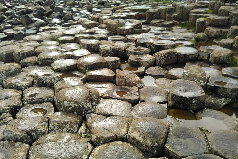 Giant's Causeway basalt columns