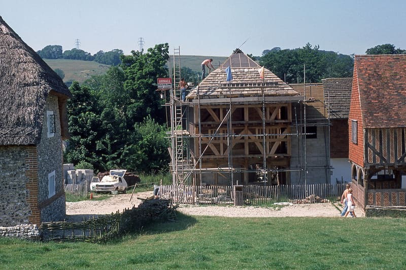 Medieval village reconstruction