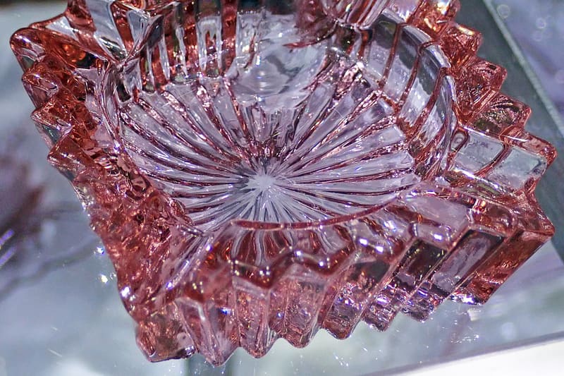 Glass ashtray