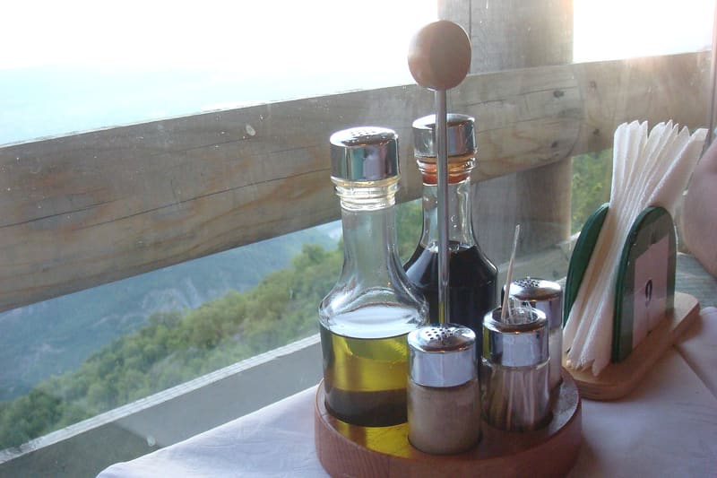 Vinegar bottles