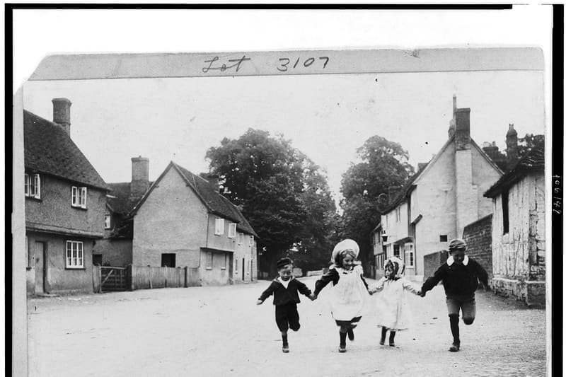 Children playing outdoors school