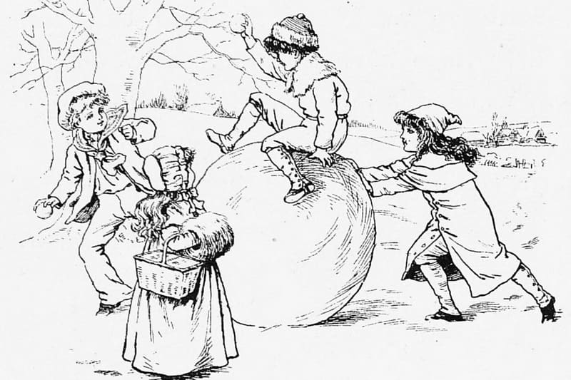 Children playing tag