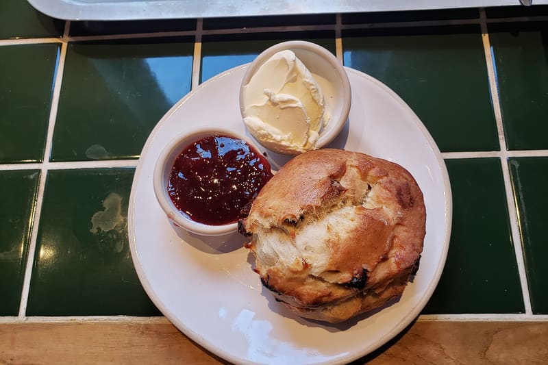 Scones with jam