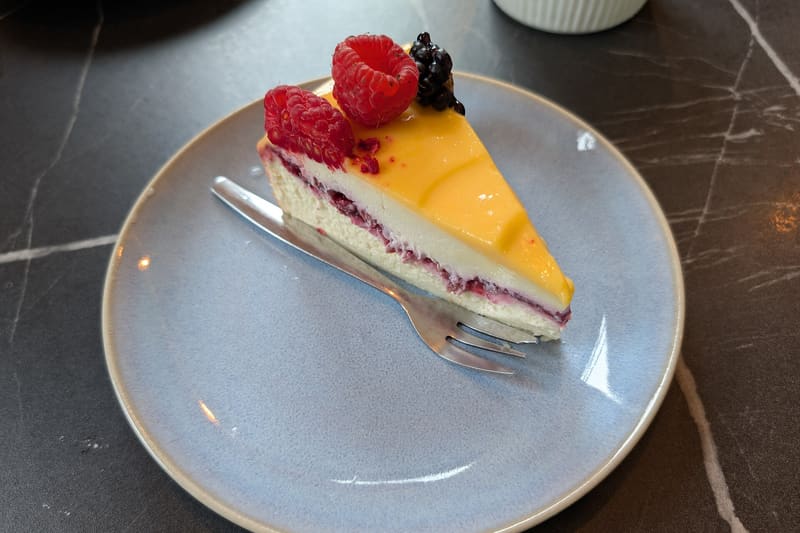 Fruit cake slice