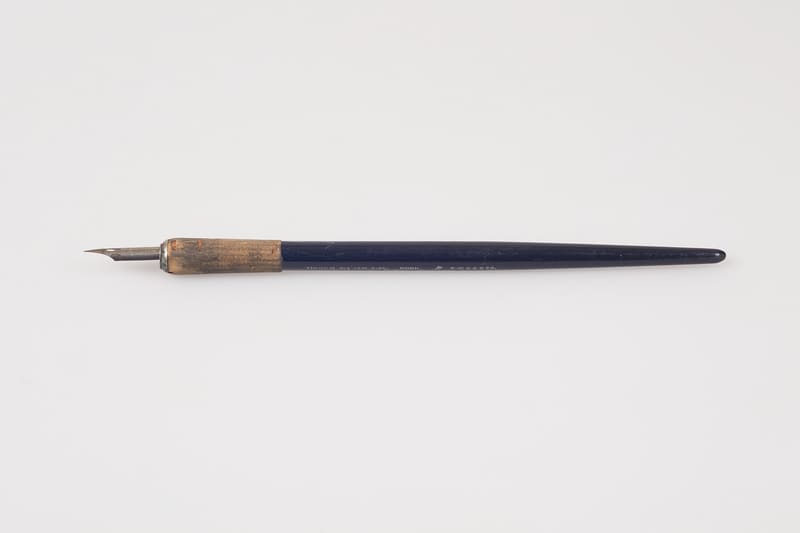 Dip pen steel nib