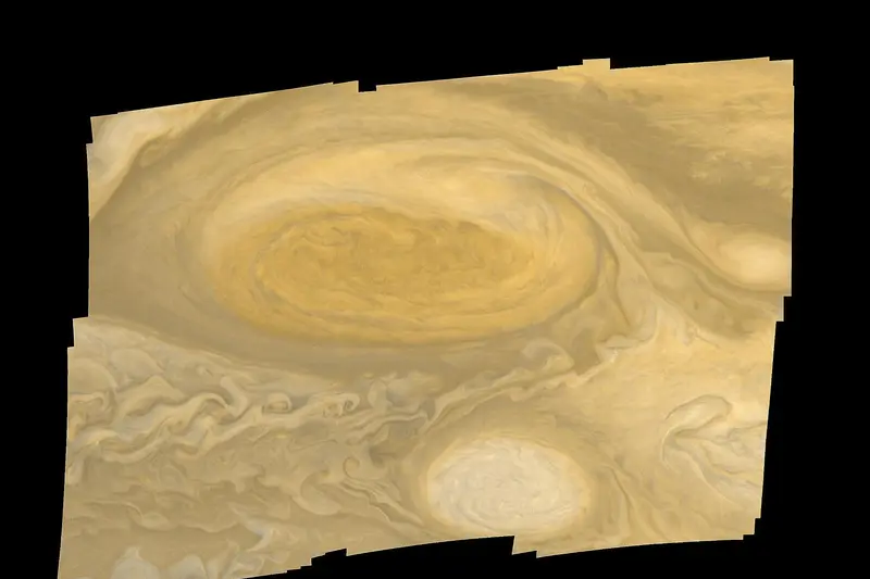 A branded card in deep teal introducing a list of eight places in the solar system with extreme weather.