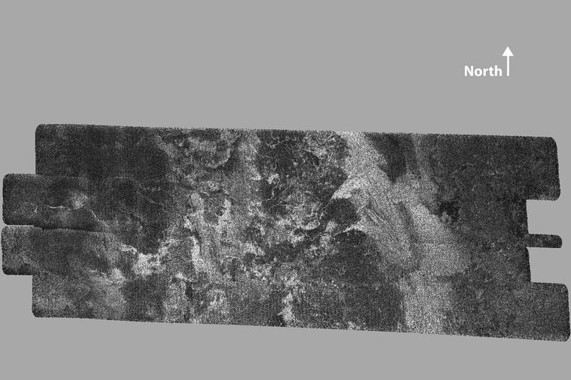 Titan moon surface Cassini