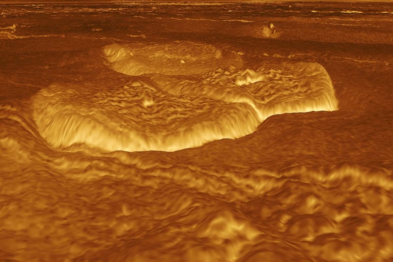 Venus surface Magellan radar