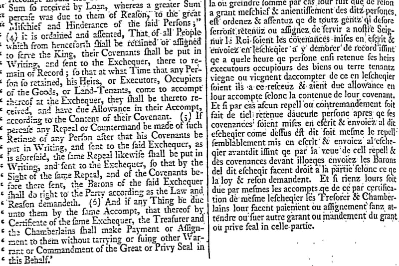 Statute book parliament