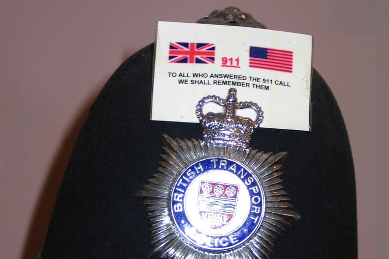 British police custodian helmet