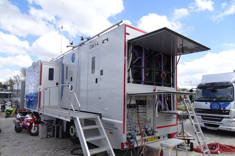 Television outside broadcast van