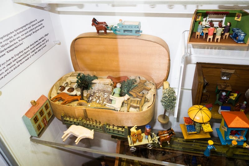 Antique wooden toys