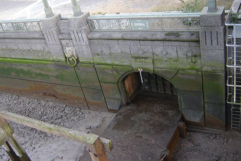 London underground river culvert