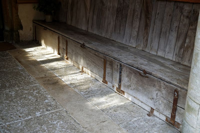 Built in bench seating