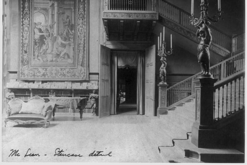 Staircase interior old house
