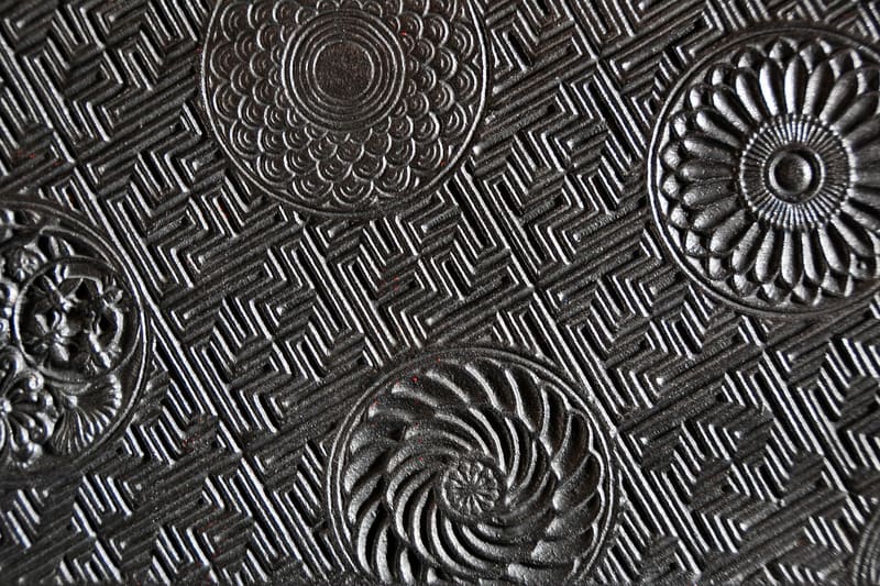 Cast iron fireplace