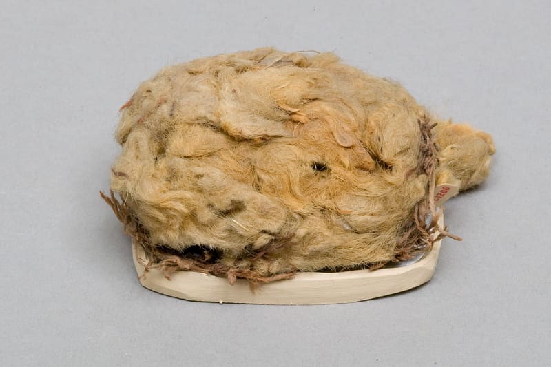 Wool yarn ball